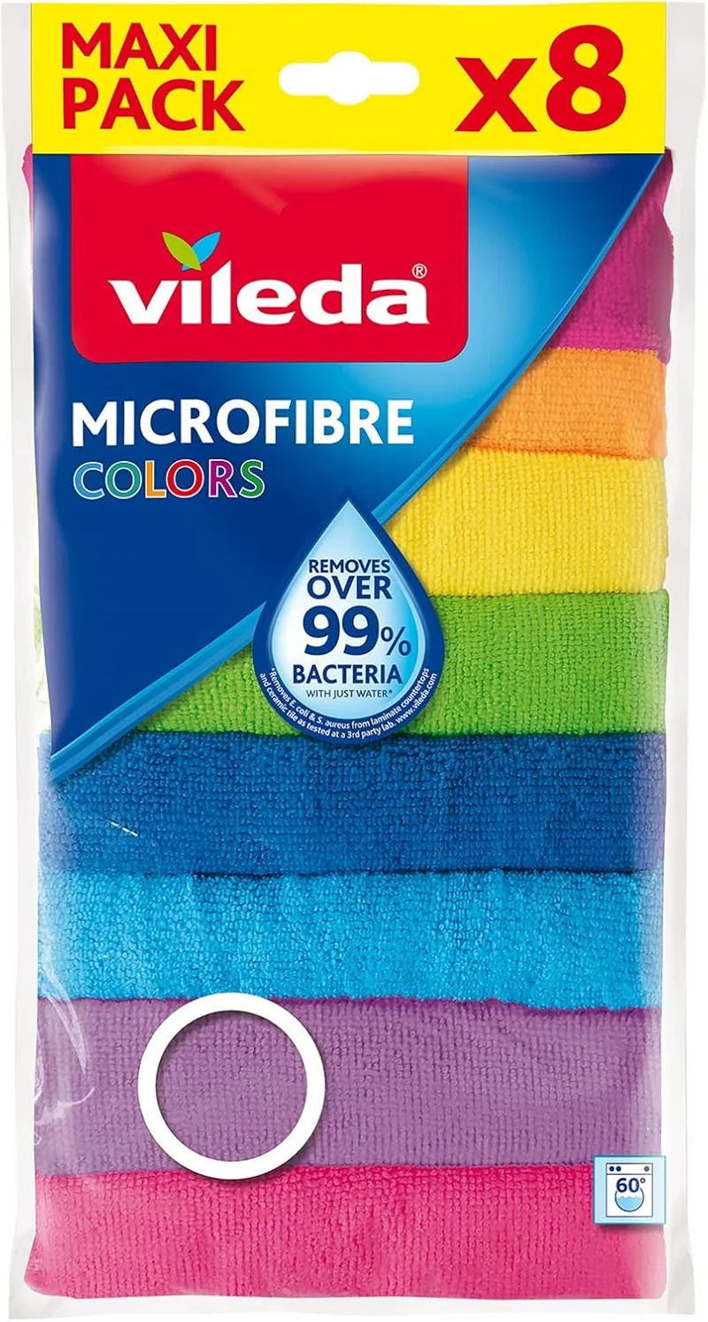 VİLEDA BEZ MİKROFİBER COLORS 8 Lİ 174430