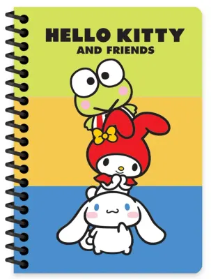KESKİN BLOKNOT HELLO KİTTY AND FRIENDS A6 SPİRALLİ 80 YP. ÇİZGİLİ 140400-13