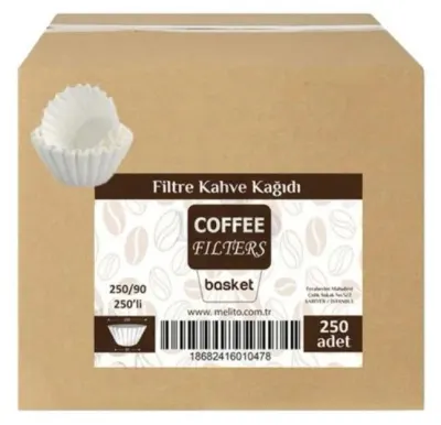 COFFEE FILTERS BROWN 250/90 250 Lİ KAHVE FİLTRE KAĞIDI 1C08381