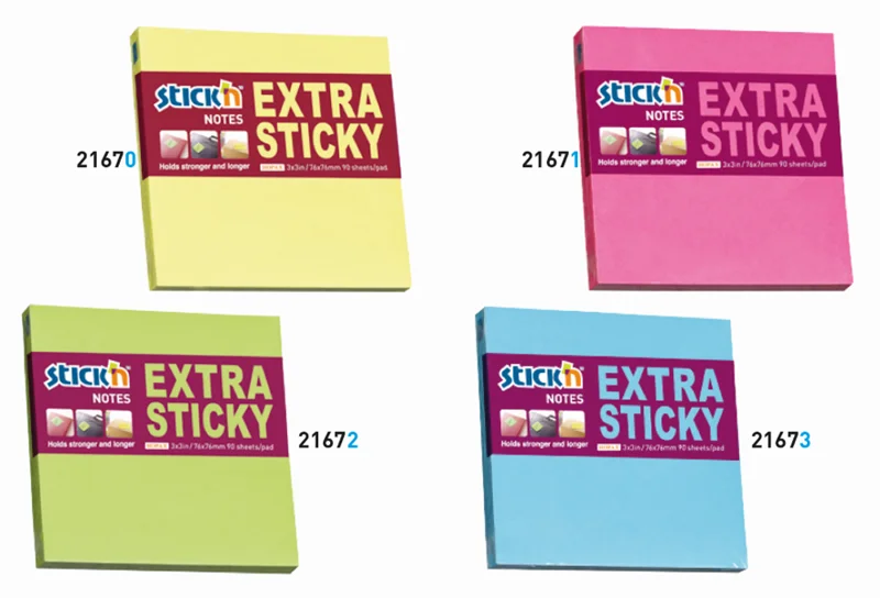GIPTA GIPTA STICKN 76x76 EXT.YAPIŞKNLI NEON YEŞİL 90YP 4-2167200-5001