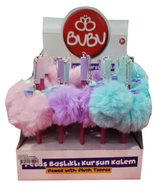 BU-BU PELÜŞ UNICORN BULUT BAŞLIKLI KURŞUN KALEM 24'LÜ BUBU-BKK016