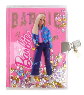 DOLPHIN HATIRA DEFTERİ BARBIE KİLİTLİ PULLU B-804
