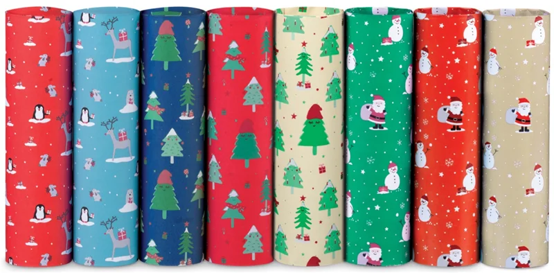 KESKİN AMBALAJ KAĞIDI 70x200 FELİCE NATALE 100635