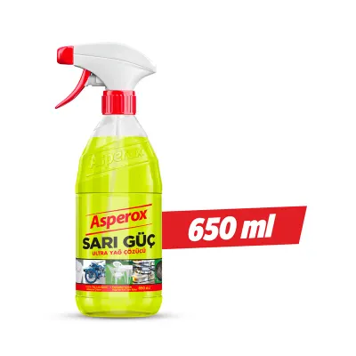 ASPEROX SARI GÜÇ ULTRA YAĞ ÇÖZÜCÜ SPREY 650 ML