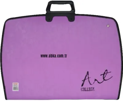 ABKA PROJE ÇANTASI ART COLLEGE 28x38 CM RENKLİ PEMBE 1.04.01.003