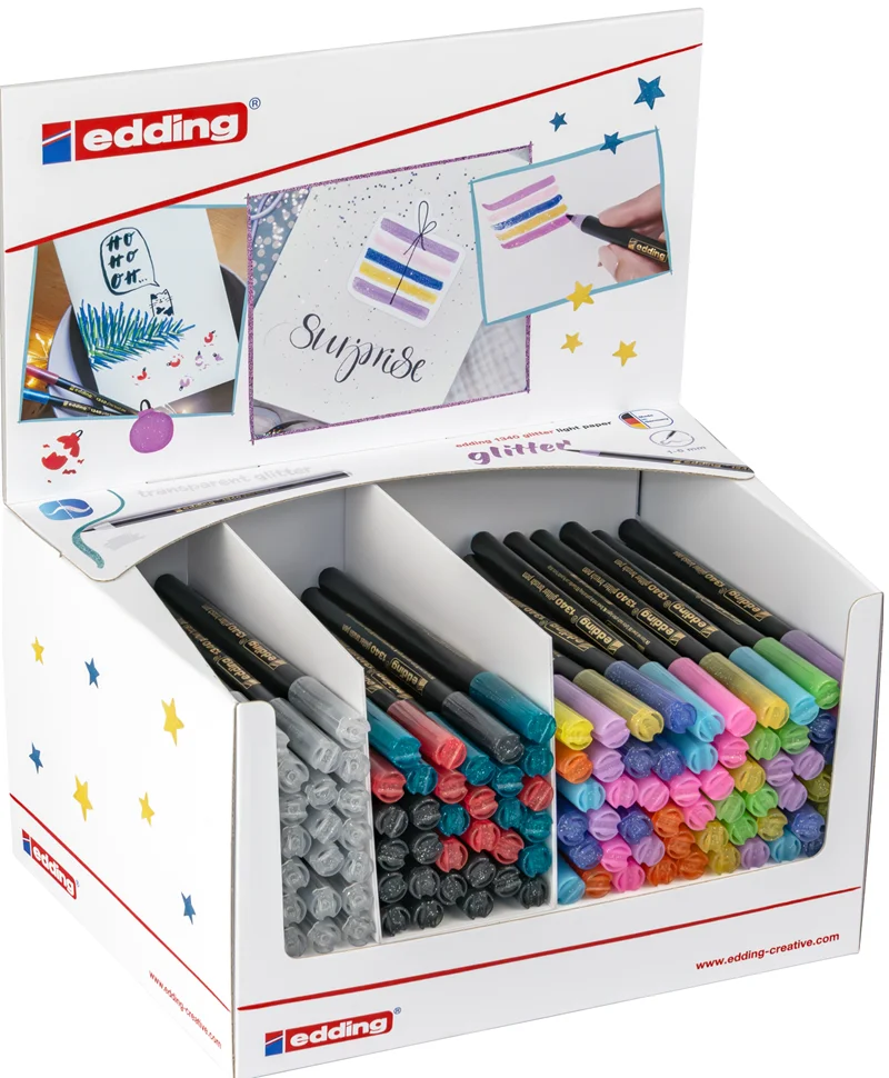 EDDING FIRÇA UÇLU KALEM E-1340 124 LÜ STAND