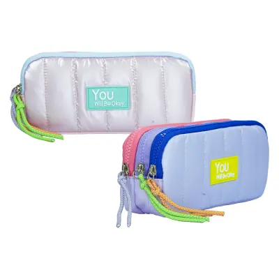 UNICK COLOR YOU 3 BÖLMELİ KALEM KUTUSU 9453