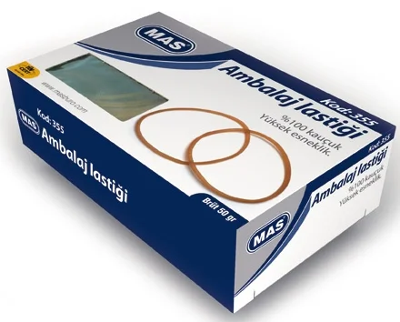 MAS AMBALAJ LASTİĞİ 50GR %100 KAUÇUK MİDİ KT 355 (Best)