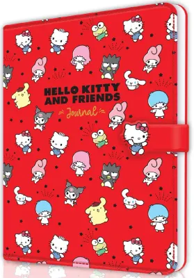 VJ GÜNLÜK HELLO KİTTY VE ARKADAŞLARI VEGAN DERİ MIKNATISLI 13X18 CM 100 GR. 224 SAYFA. 525-2028