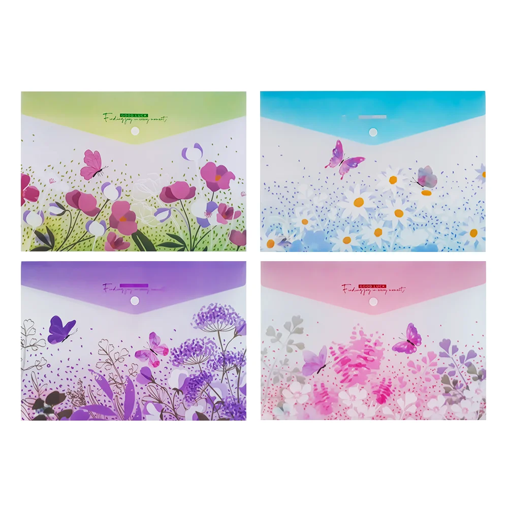 UNICK COLOR FLOWERS A4 ÇIT ÇIT DOSYA 9864