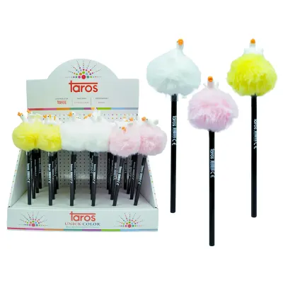 UNICK COLOR ÖRDEK PON PON TEPELİ KURŞUN KALEM 9562