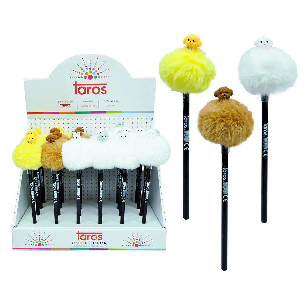 UNICK COLOR TATLI KÖPEK PON PON TEPELİ KURŞUN KALEM 9565