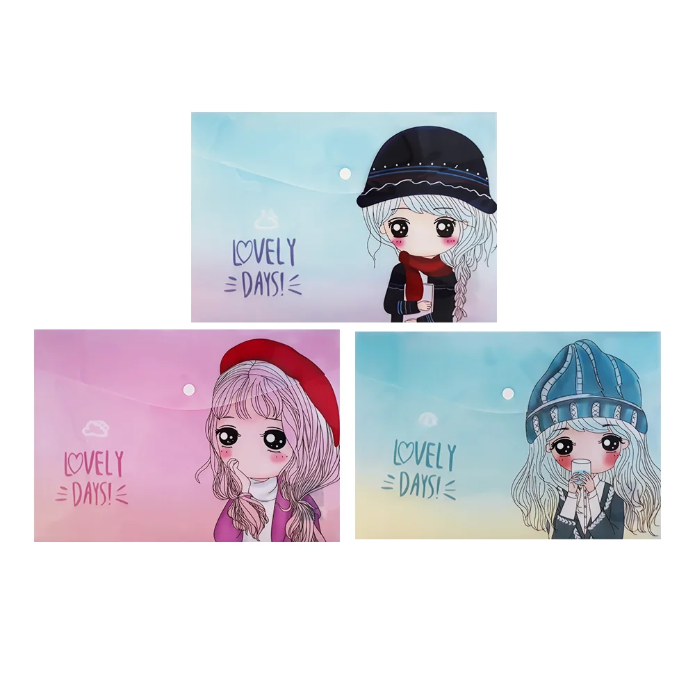UNICK COLOR CITY GIRL A4 ÇIT ÇIT DOSYA 9539