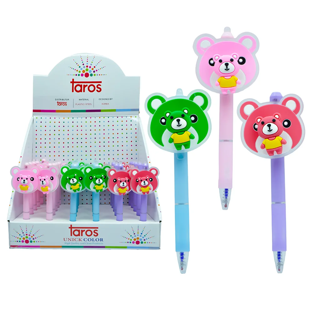 UNICK COLOR DÖNER BEAR SİLİNEBİLİR JEL KALEM 9493