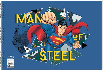 KESKİN RESİM DEFTERİ SUPERMAN 35x50 SPİRALLİ 15 YP. 300215-16