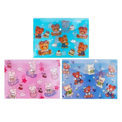 UNICK COLOR LUCY BEAR A4 ÇIT ÇIT DOSYA 9570