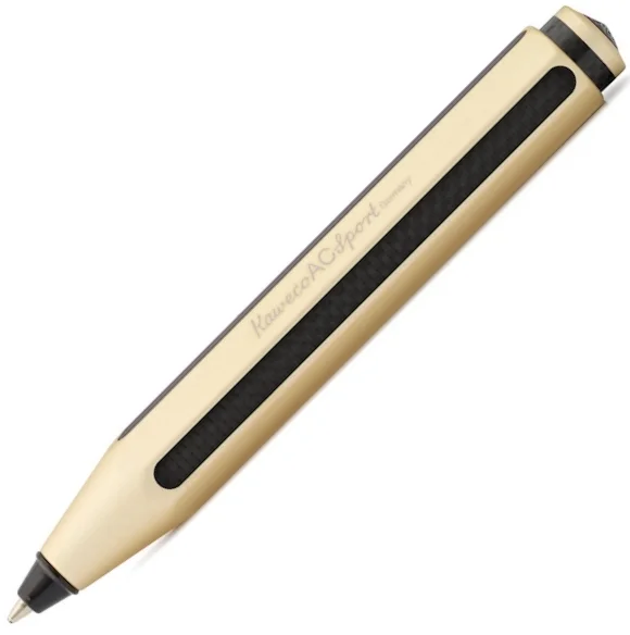 KAWECO TÜKENMEZ KALEM AC SPORT SİYAH-ŞAMPANYA 10000621