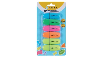 ADEL FOSFORLU KALEM MİNİ SET 6 LI 000138