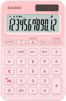 CASIO HESAP MAKİNESİ MASAÜSTÜ MS-20YC-LP-W-DP