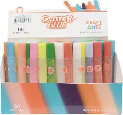 CRAFT AND ARTS GLITTER GLUE 13G 11.5 ML 60 LI XD60126