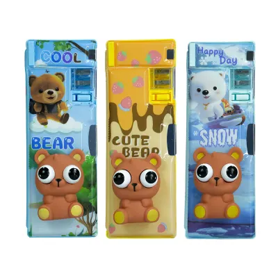 UNICK COLOR PÖRTLEK CUTE BEAR FONKSİYONEL KALEMKUTU 9826