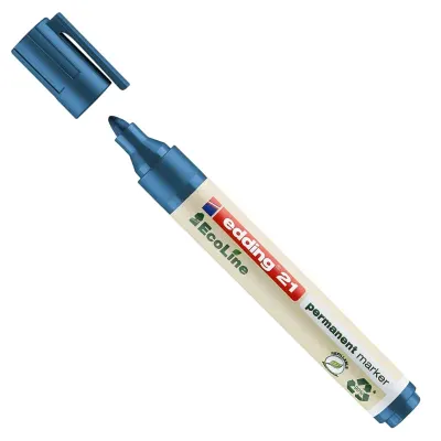 EDDING PERMANENT MARKÖR ECOLINE E-21 MAVİ