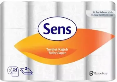 SENS TUVALET KAĞIDI 150 YAPRAK 24 LÜ 3.86 KG (KOLİ=24 LÜ x 3 PK) 7904651