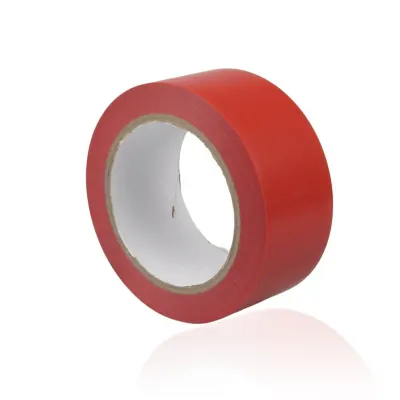 BOSS TAPE YER İŞARETLEME BANDI PVC 48 MM x 30M KIRMIZI BT-02045