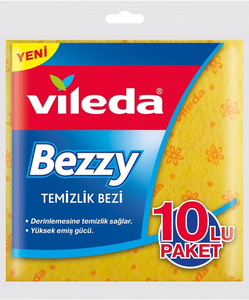 VİLEDA BEZ BEZZY TEMİZLİK BEZİ 10 LU 158083