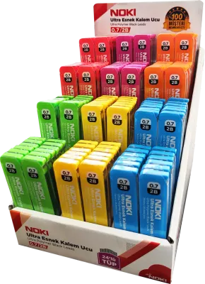 NOKİ MİN 0,7 2B 75 MM 24 LÜ TÜP 144'LÜ STAND 7217-144 (Best)