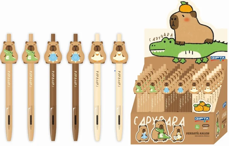 GIPTA VERSATİL KALEM CAPYBARA 0.7 24 LÜ STAND K1917