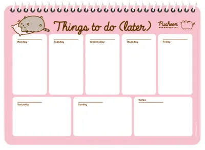 KESKİN PLANNER PUSHEEN 17x24 SPİRALLİ 52 YP. HAFTALIK 830162-10