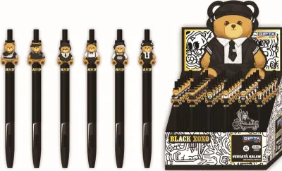 GIPTA VERSATİL KALEM BLACK ZOZO 0.7 24 LÜ STAND K1899