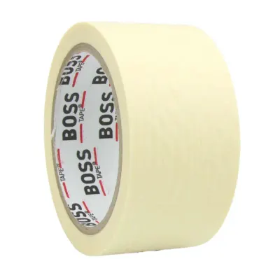 BOSS TAPE MASKELEME BANDI DOĞAL KAUÇUK 80C 48 MM x 40M KREM BT-02053