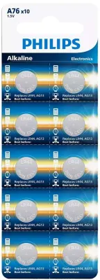 PHILIPS PİL DÜĞME LR 44 10 LU KARTELA 7-2042-00