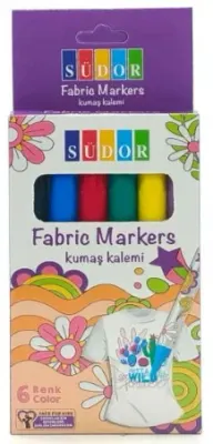 SÜDOR SÜDOR KUMAŞ KALEMİ 6 RENK AK05