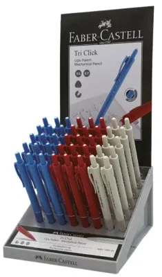 FABER VERSATİL KALEM TRI CLICK SOFT T RETRO 0,7&AMP 0,5 STAND 100 LÜ 5084136245000
