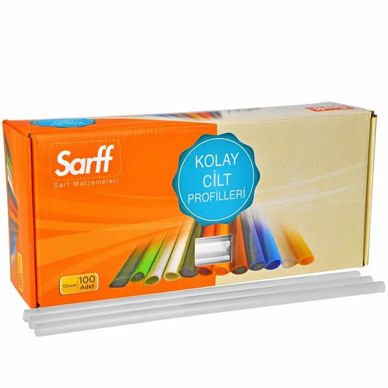 SARFF 10MM ŞEFFAF OVAL SIRTLIK - 100ADET