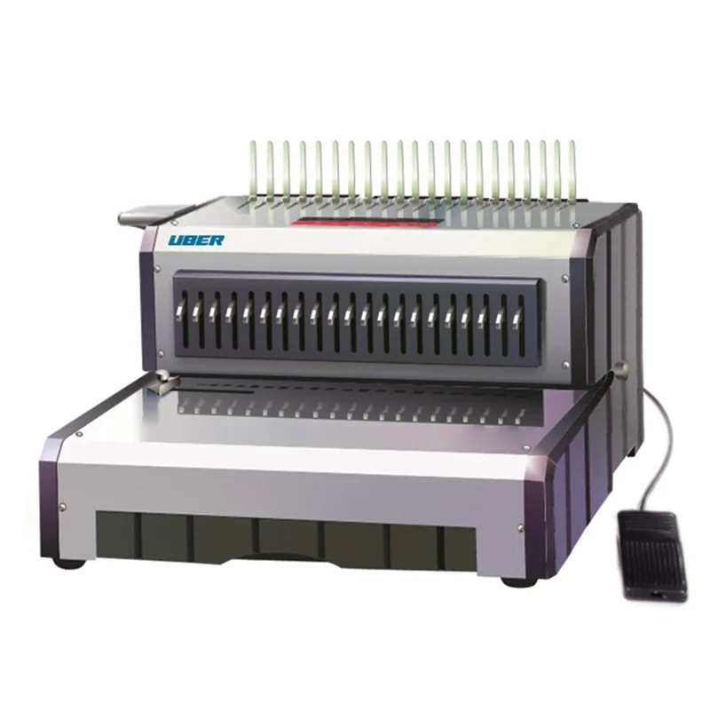 UBER D160 ELEKTRİKLİ PLASTİK SPİRAL CİLT MAKİNESİ