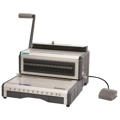 UBER D310 ELEKTRİKLİ TEL SPİRAL(3:1) CİLT MAKİNESİ