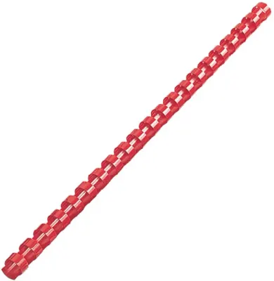 SARFF 14MM KIRMIZI PLASTİK SPİRAL KUTU - 100ADET