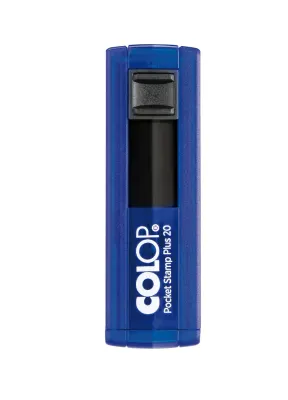 COLOP CEP20 KAŞE MAVİ KASA SİYAH KEÇE - 14X38MM