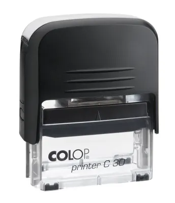 COLOP PRINTER C30 SİYAH KASA KURU KEÇE - 18X47MM