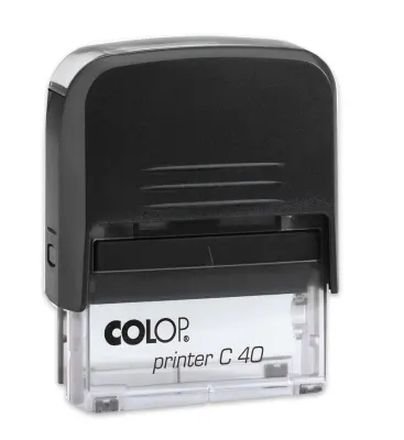 COLOP PRINTER C40 SİYAH KASA KURU KEÇE - 23X59MM