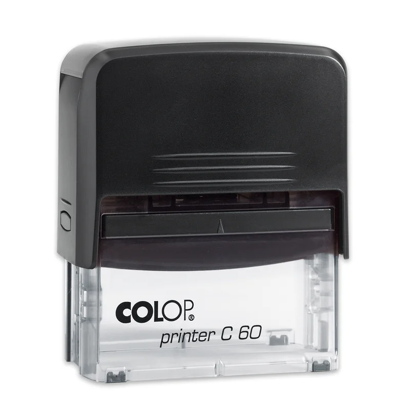 COLOP PRINTER C60 SİYAH KASA KURU KEÇE - 37X76MM
