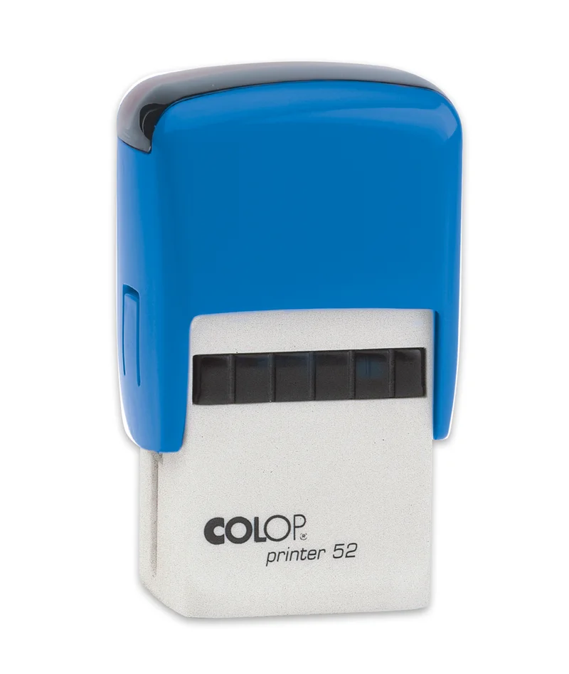 COLOP PRINTER 52 MAVİ KASA SİYAH KEÇE - 20X30MM