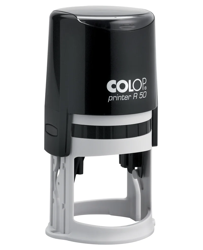 COLOP R50 YUVARLAK SİYAH KASA KURU KEÇELİ - 50MM