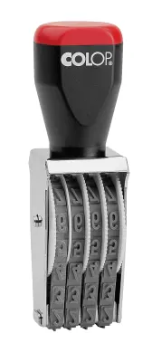 COLOP 09004 BANDLI NUMARATÖR - 9MM/4 HANELİ
