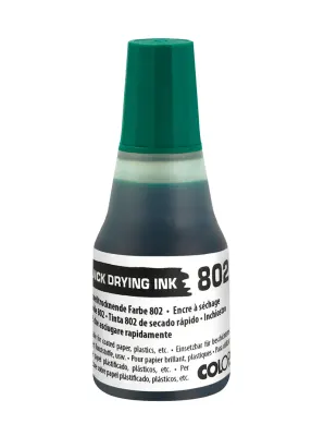 COLOP 802 25ML ÇABUK KURUYAN MÜREKKEP YEŞİL