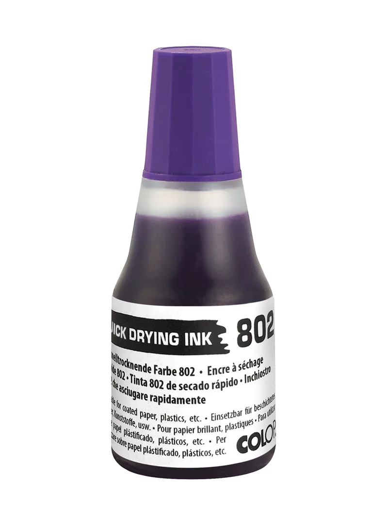 COLOP 802 25ML ÇABUK KURUYAN MÜREKKEP MOR